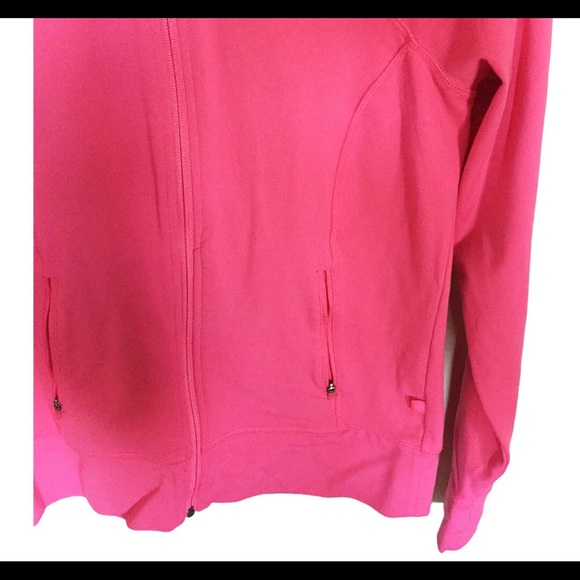 DENVER HAYES Active Sweater/Jacket With Pockets Coral Pink Size XS - Picture 5 of 8